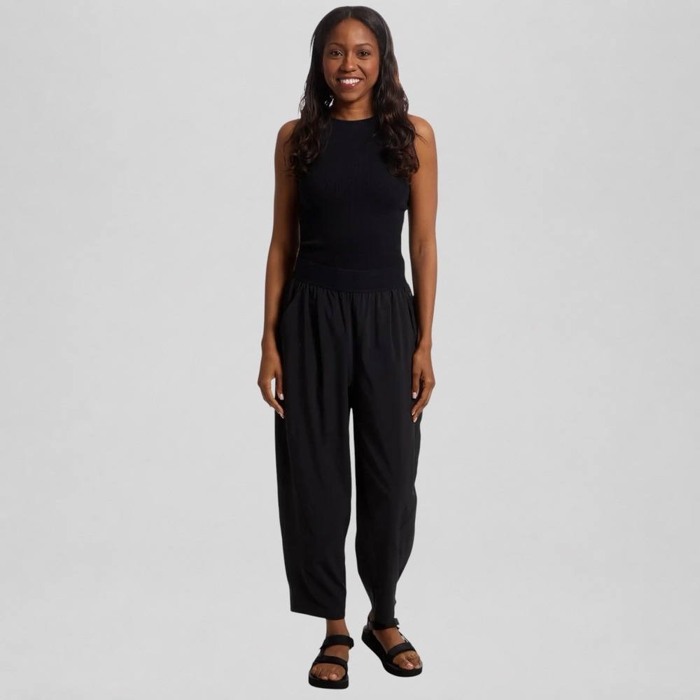 PrAna Railay High-Rise Ankle Pants Black Medium - Picture 10 of 16